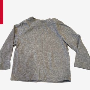 Hanna Andersson Slim Fit Solid Layering Tee, Size: 12 / 150cm, Color: Gray